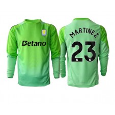 Aston Villa Emiliano Martinez #23 Keeper Bortedrakt 2025-26 Langermet Aston Villa Emiliano Martinez #23 Keeper Bortedrakt 2025-26 Langermet